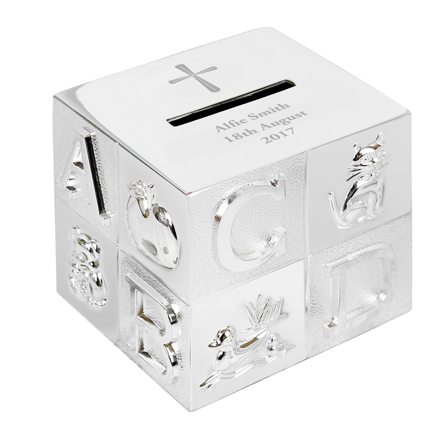 Personalised Cross ABC Money Box - image 2