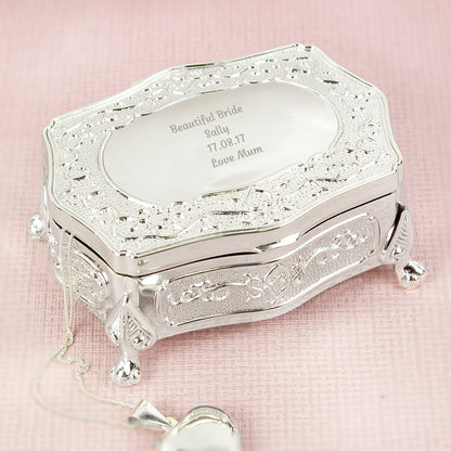 Personalised Any Message Small Antique Trinket Box - image 4