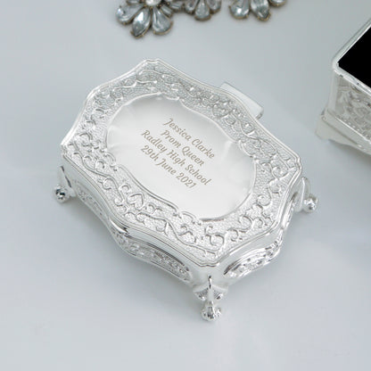 Personalised Any Message Small Antique Trinket Box - image 6