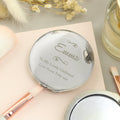 Personalised Swirls & Hearts Compact Mirror from Heartfelt Gifts