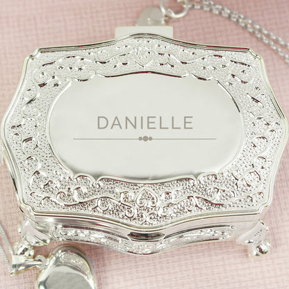 Personalised Classic Small Antique Trinket Box - image 3