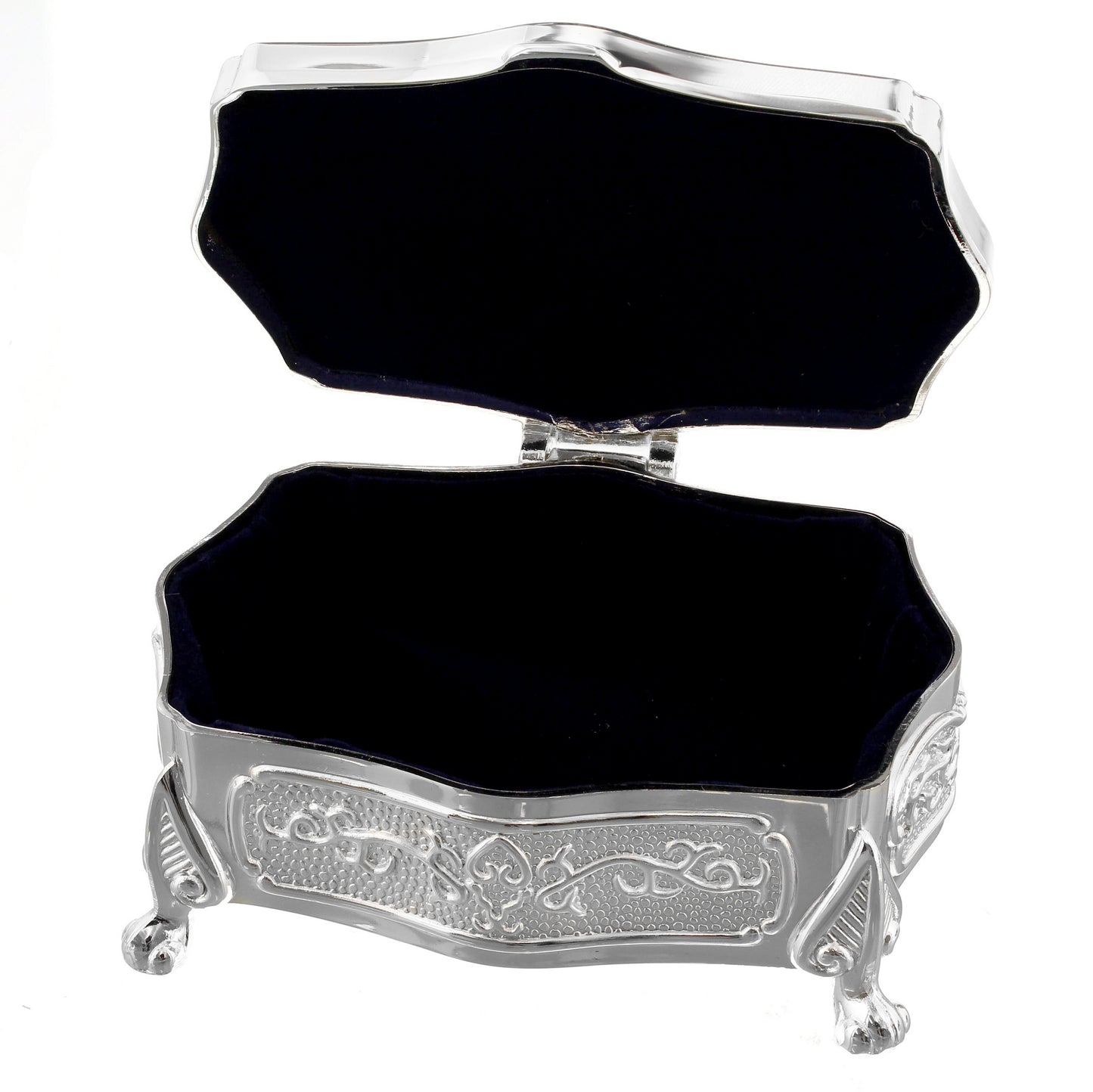 Personalised Swirls & Hearts Small Antique Trinket Box - image 9