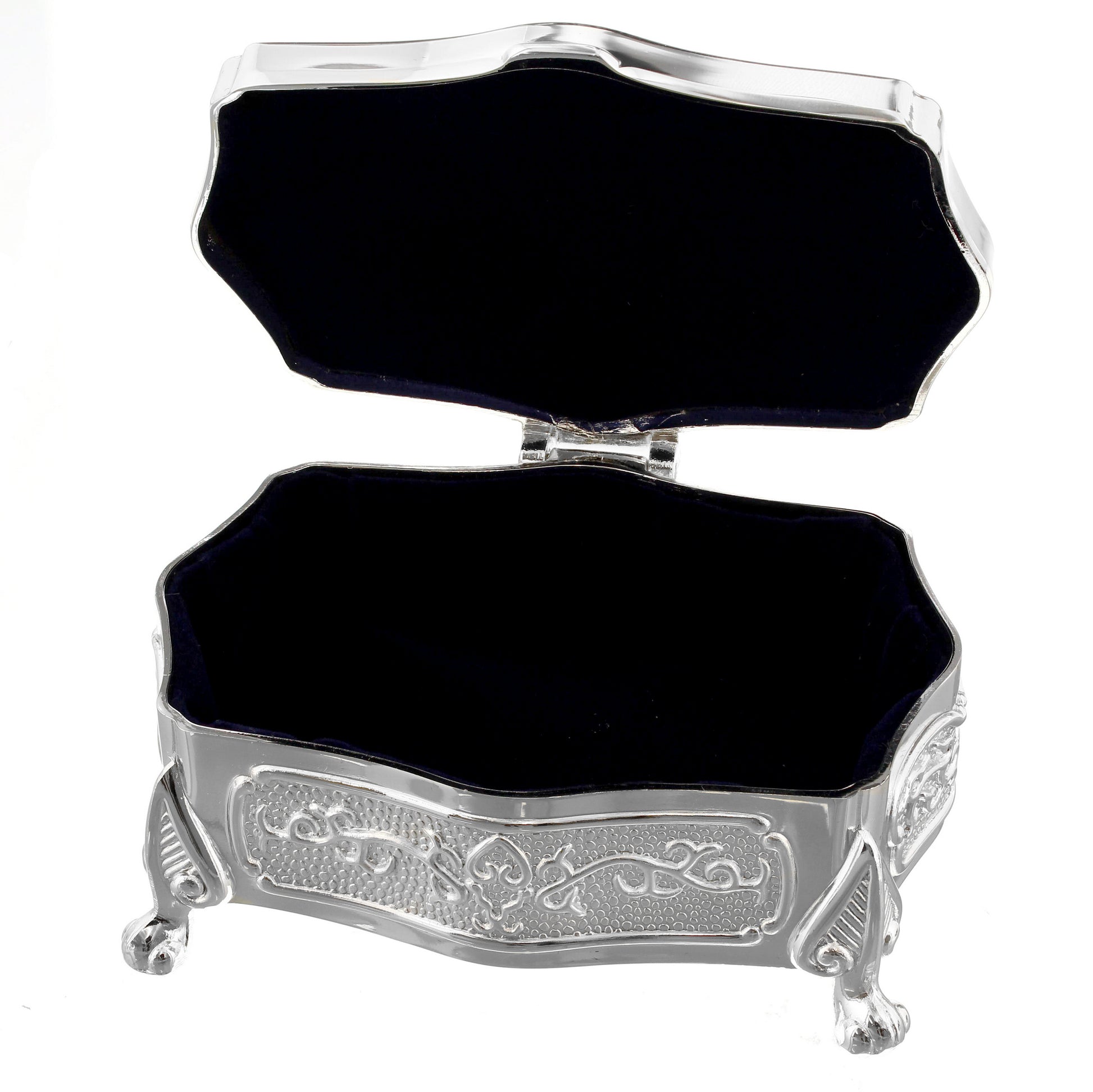 Personalised Swirls & Hearts Small Antique Trinket Box - image 9