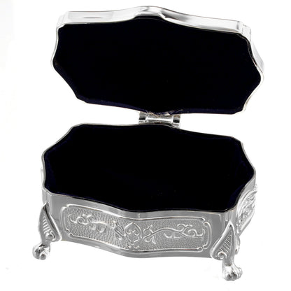 Personalised Swirls & Hearts Small Antique Trinket Box - image 9