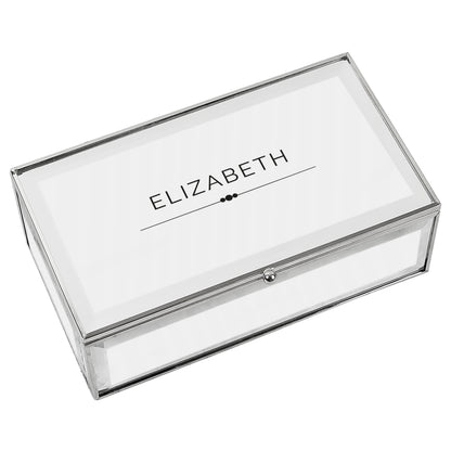 Personalised Classic Mirrored Jewellery Box - image 2