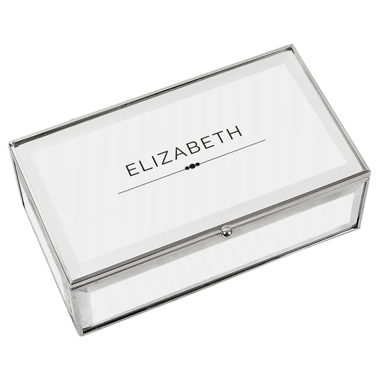 Personalised Classic Mirrored Jewellery Box - image 2