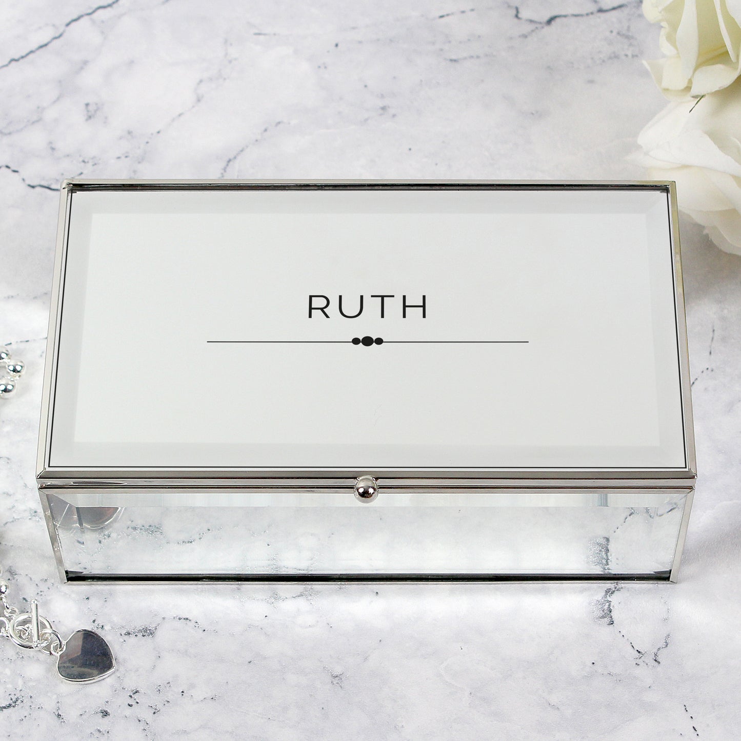 Personalised Classic Mirrored Jewellery Box - image 4