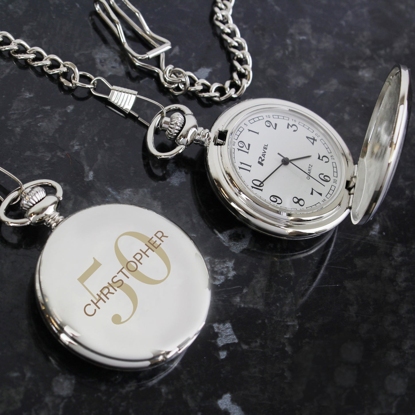 Personalised Birthday Big Age Pocket Fob Watch from Heartfelt Gifts