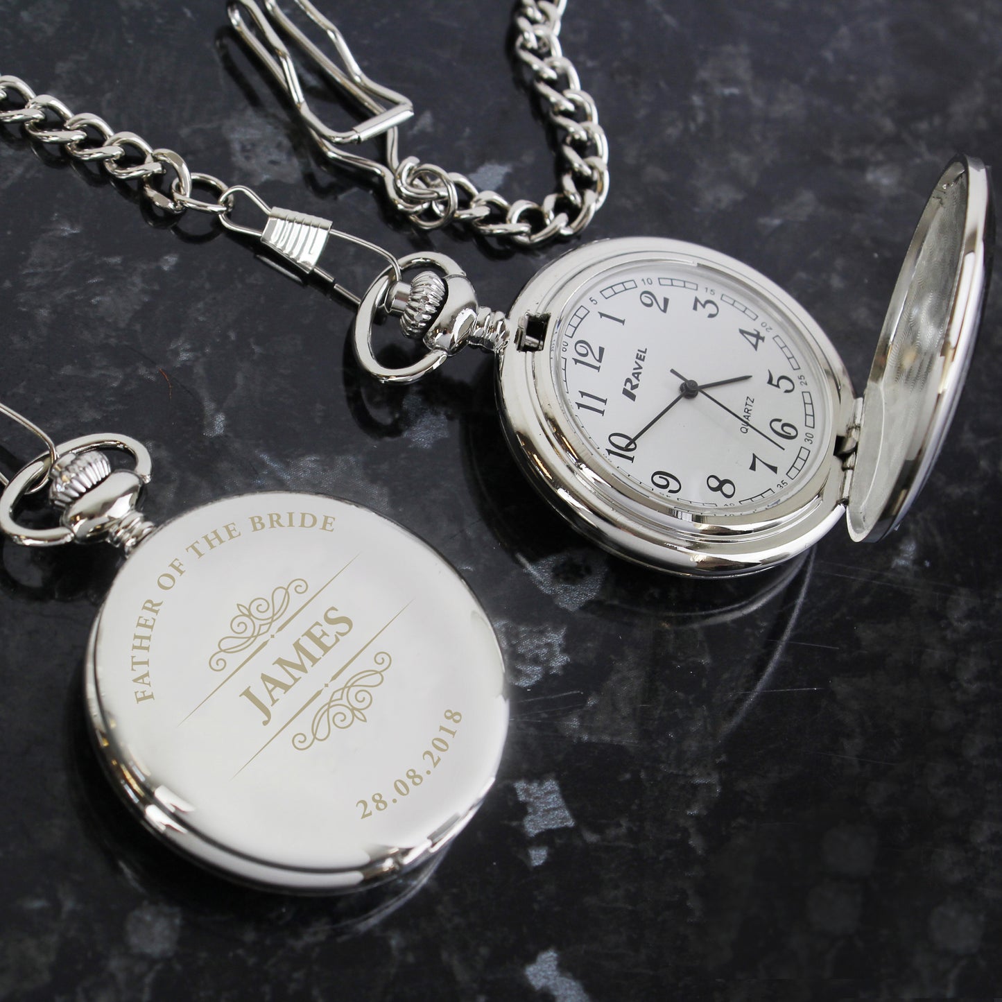 Personalised Classic Pocket Fob Watch - image 4