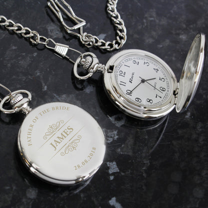 Personalised Classic Pocket Fob Watch - image 4