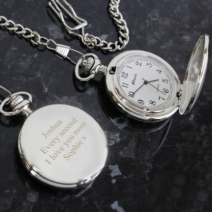 Personalised Formal Pocket Fob Watch from Heartfelt Gifts