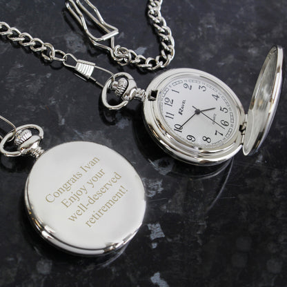 Personalised Formal Pocket Fob Watch - image 3