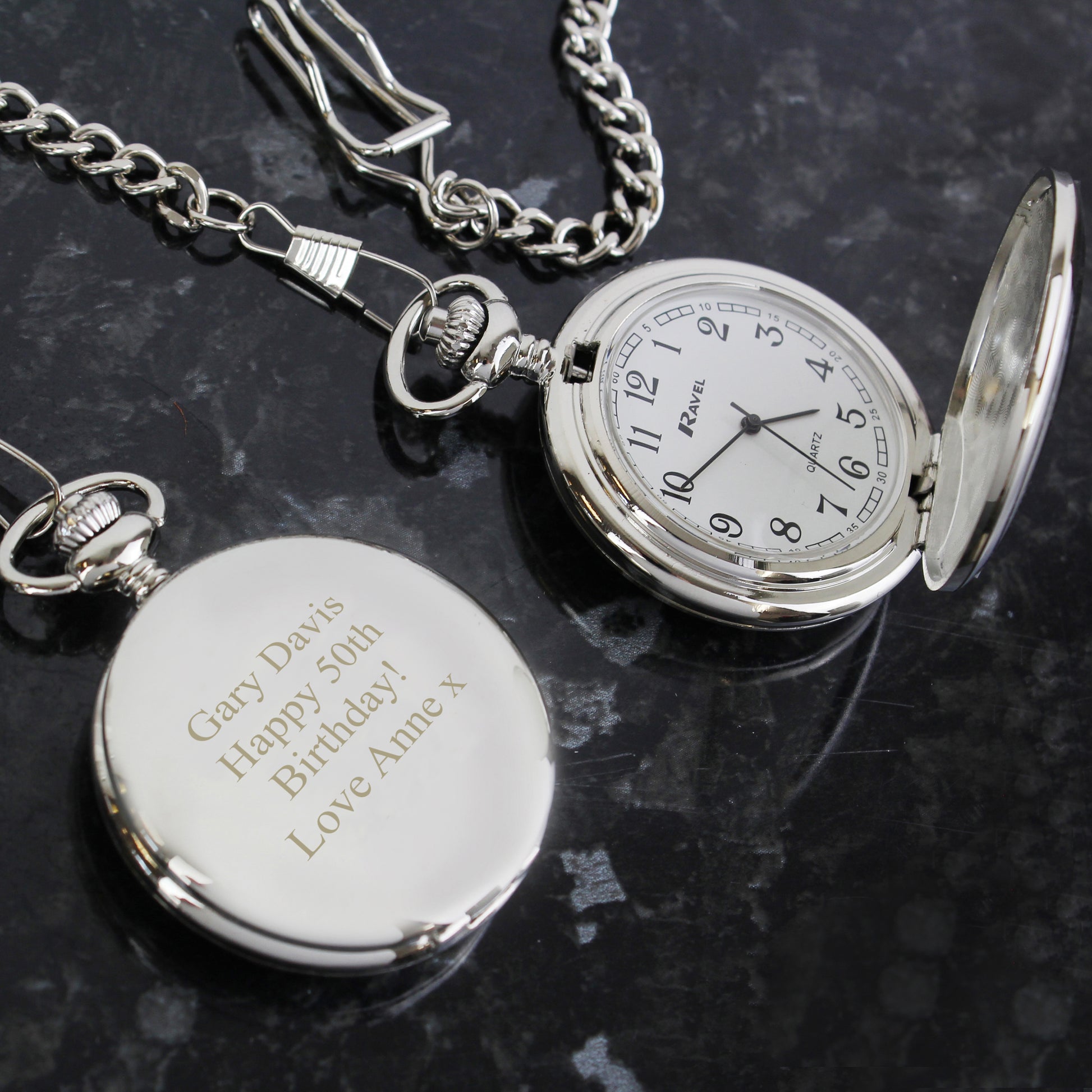 Personalised Formal Pocket Fob Watch - image 4
