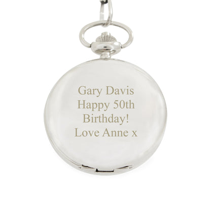 Personalised Formal Pocket Fob Watch - image 5