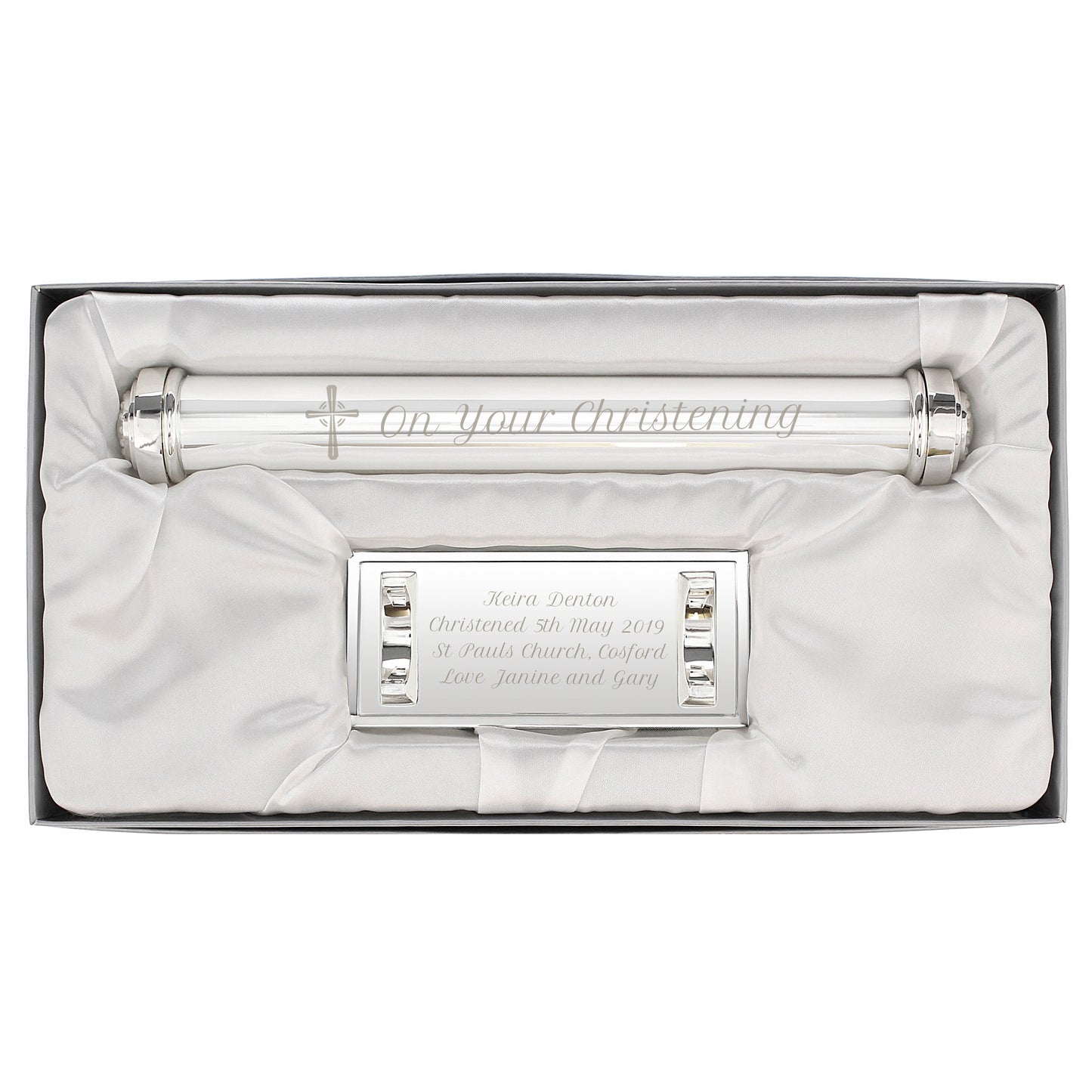 Personalised On Your Christening Certificate Holder - image 2