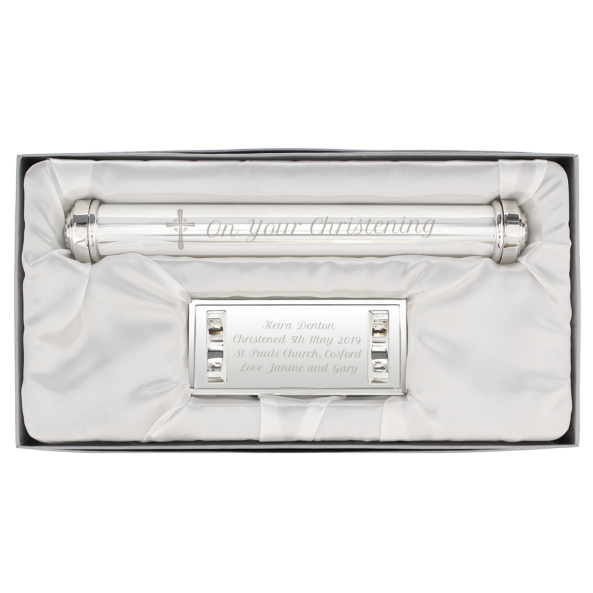 Personalised On Your Christening Certificate Holder - image 2