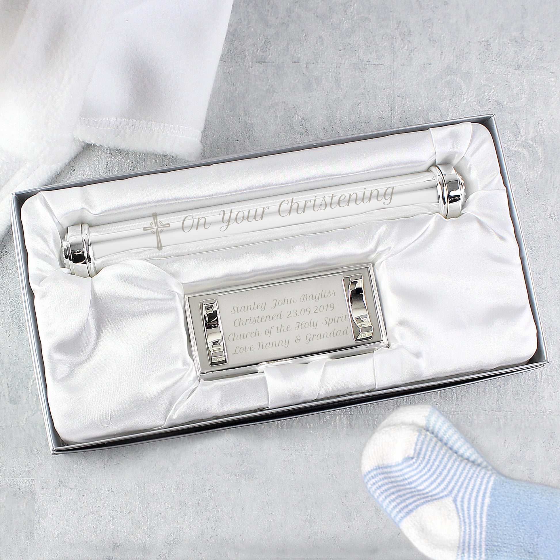 Personalised On Your Christening Certificate Holder - image 3