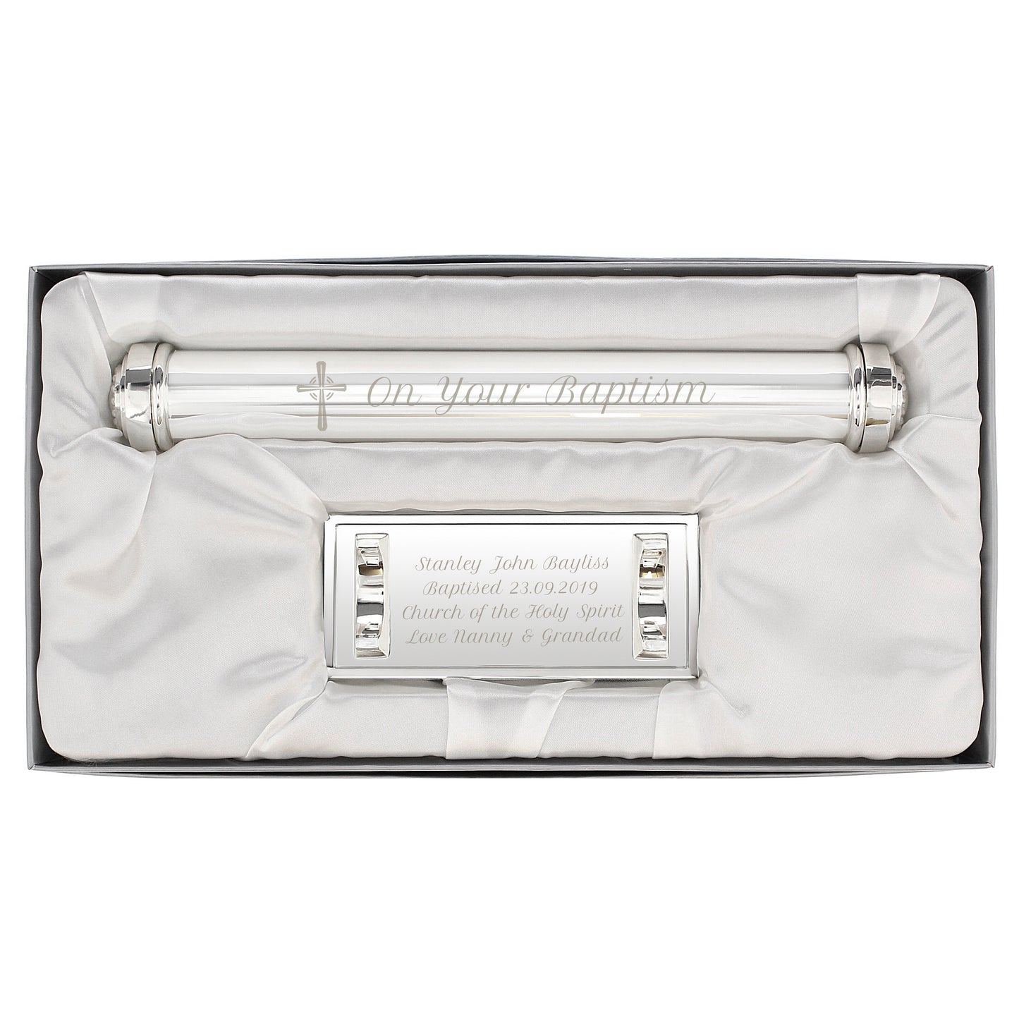 Personalised Cross Certificate Holder - image 2
