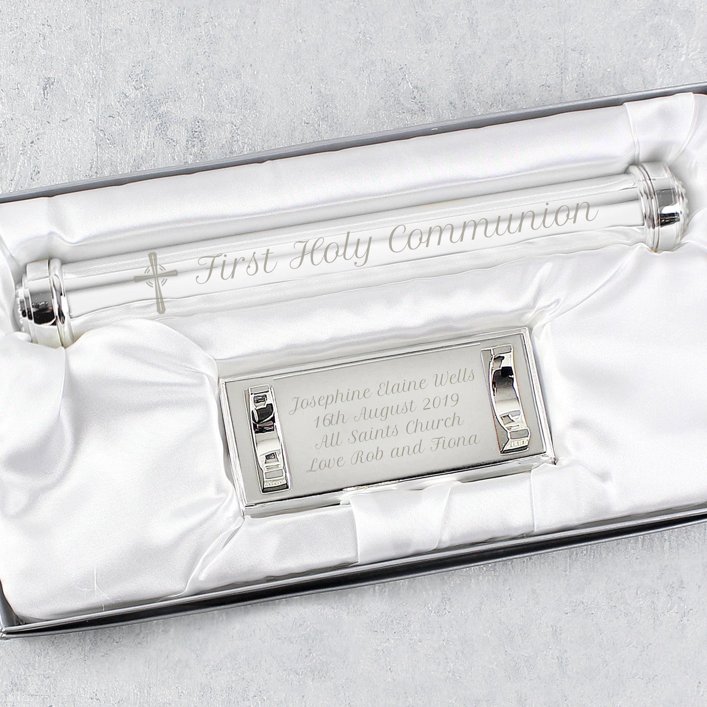 Personalised Cross Certificate Holder - image 4
