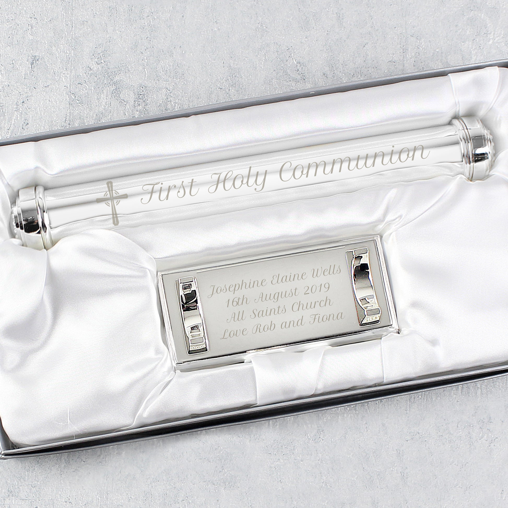 Personalised Cross Certificate Holder - image 4