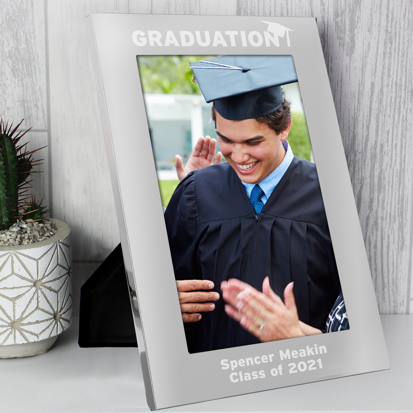 Personalised Graduation 5x7 Silver Photo Frame - image 3