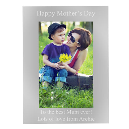 Personalised 6x4 Silver Photo Frame - image 5