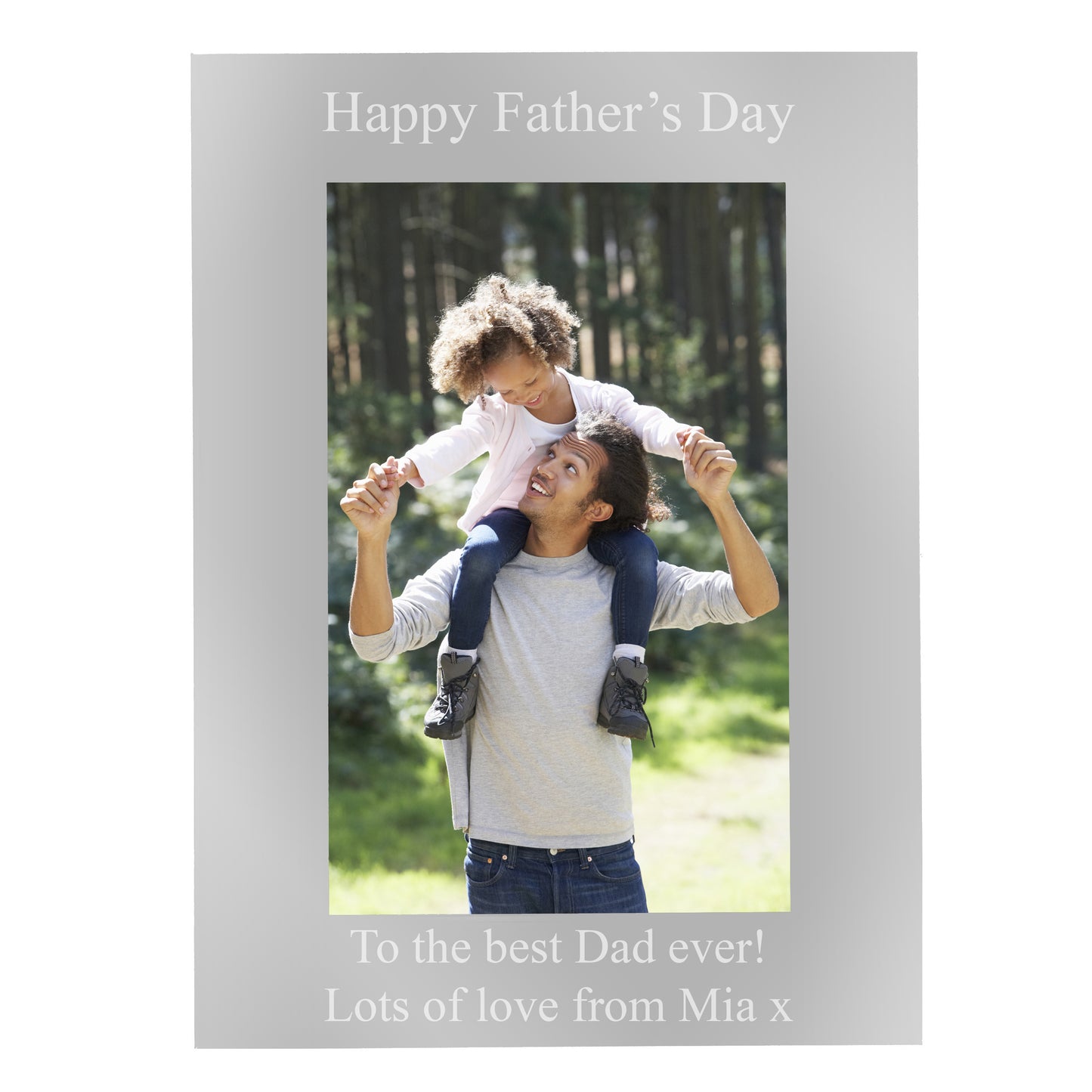 Personalised 6x4 Silver Photo Frame - image 6