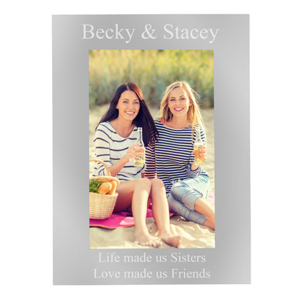 Personalised 6x4 Silver Photo Frame - image 7