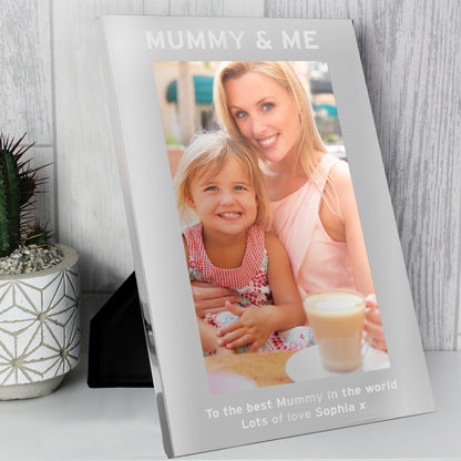 Personalised & Me 5x7 Silver Photo Frame from Heartfelt Gifts