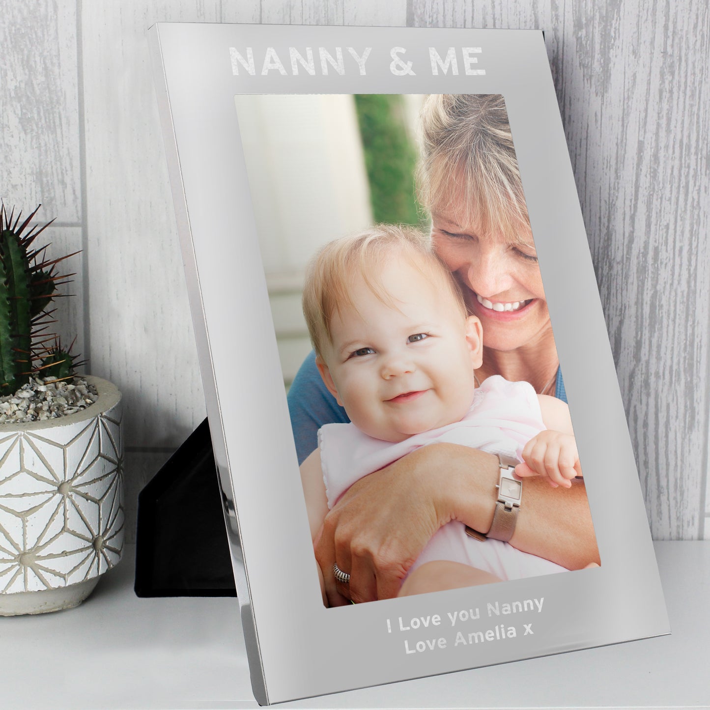 Personalised & Me 5x7 Silver Photo Frame - image 4