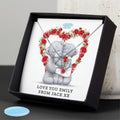 Personalised Me to You Roses Sterling Silver Heart Necklace and Box from Heartfelt Gifts