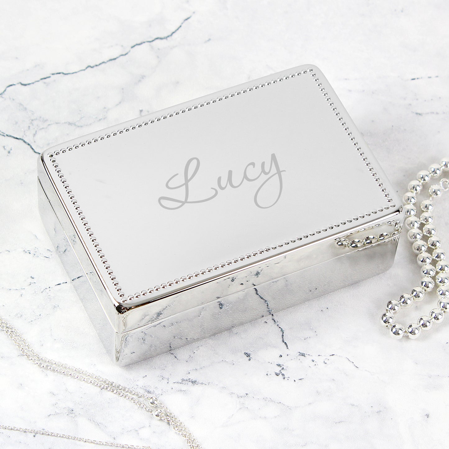 Personalised Name Rectangular Jewellery Box - image 4