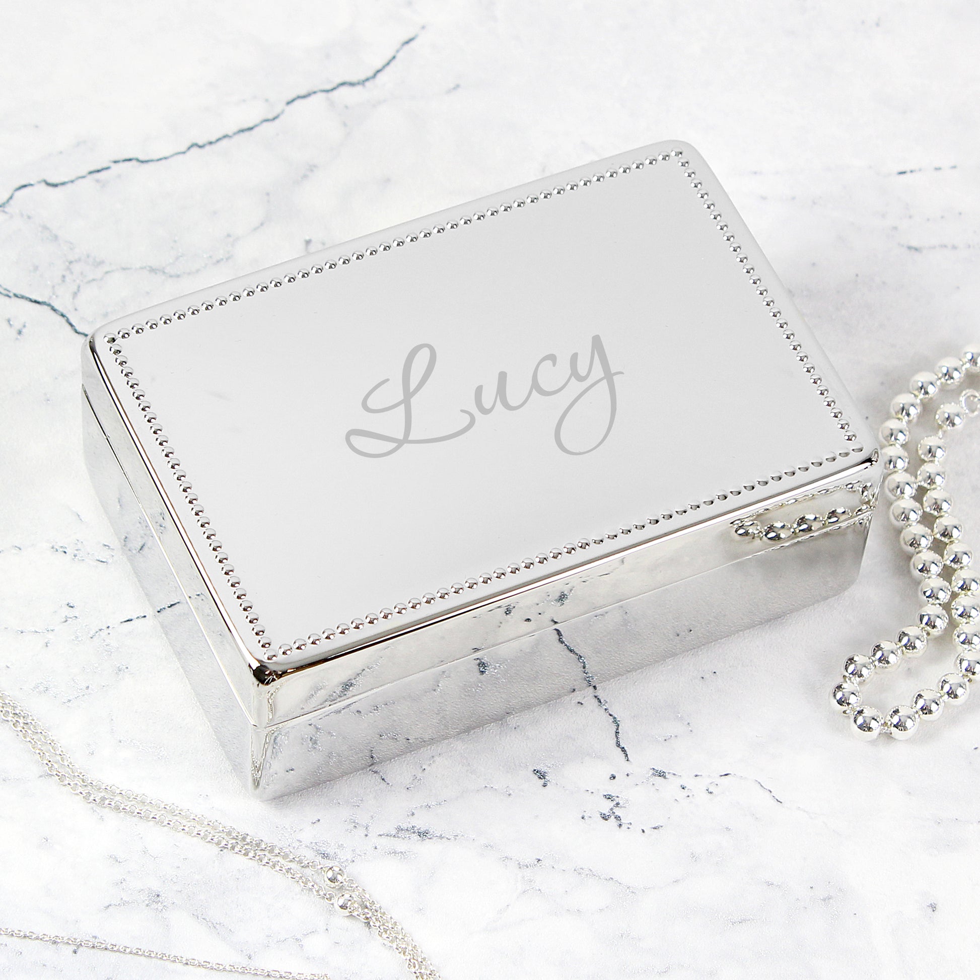 Personalised Name Rectangular Jewellery Box - image 4