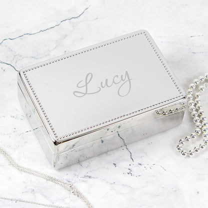 Personalised Name Rectangular Jewellery Box - image 4