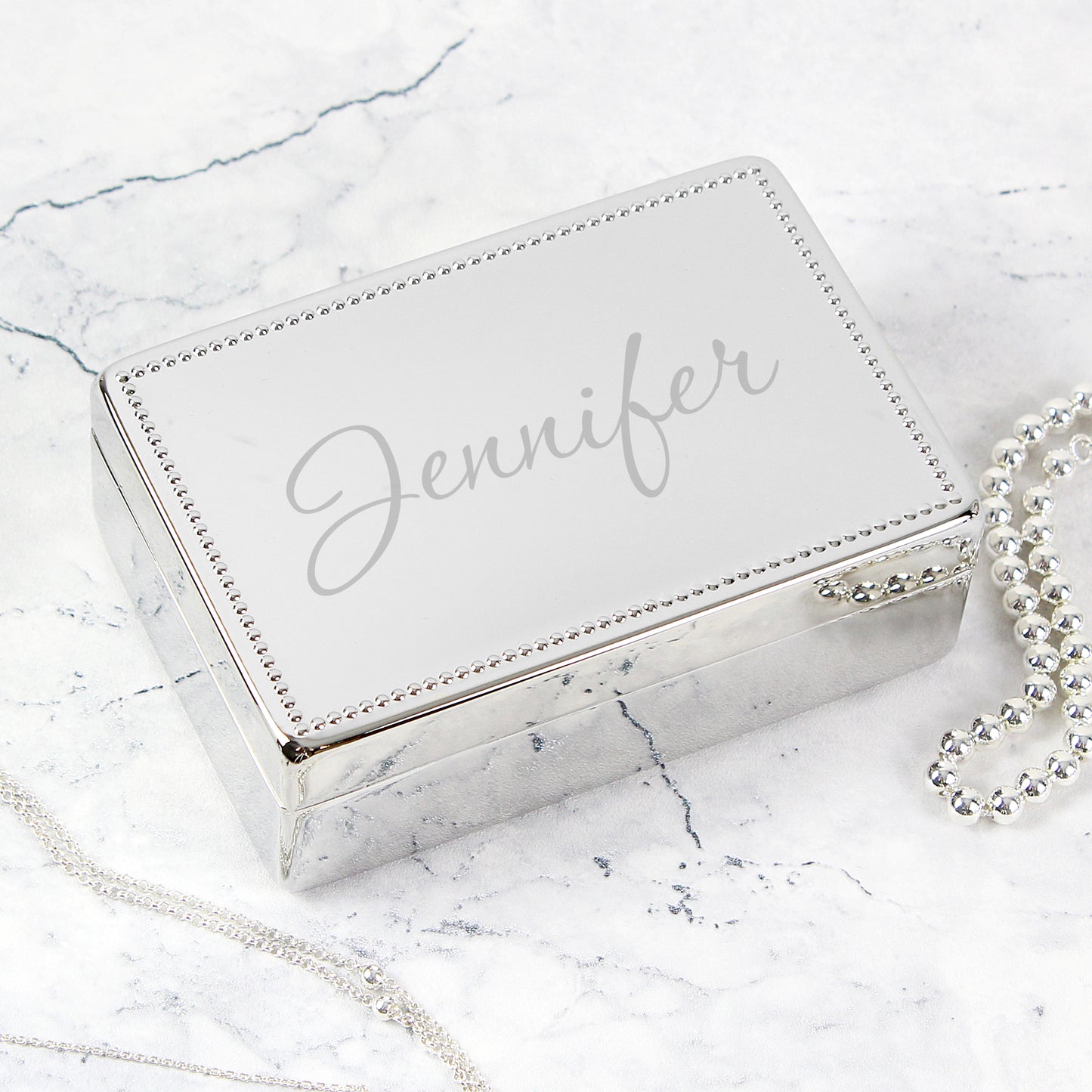 Personalised Name Rectangular Jewellery Box - image 5