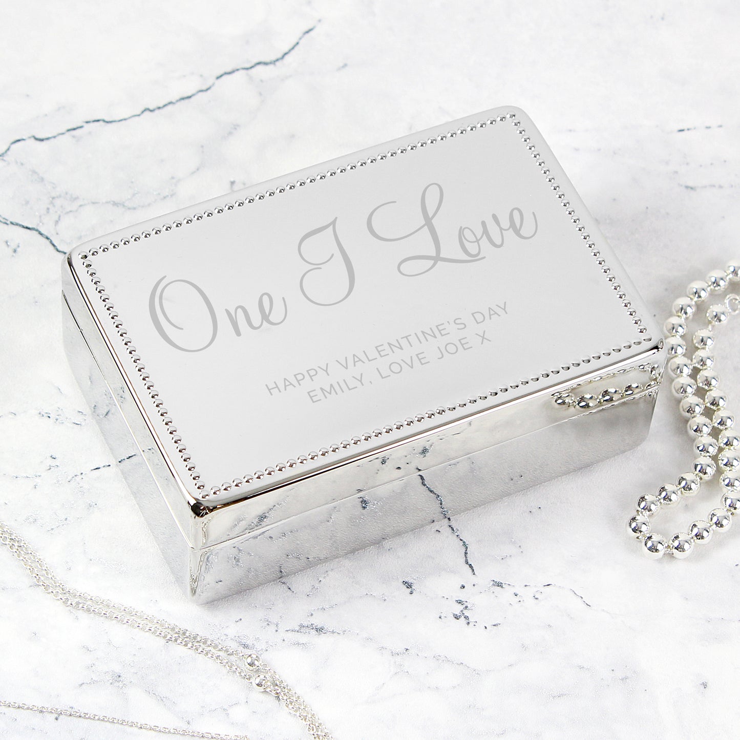 Personalised Rectangular Jewellery Box - image 5
