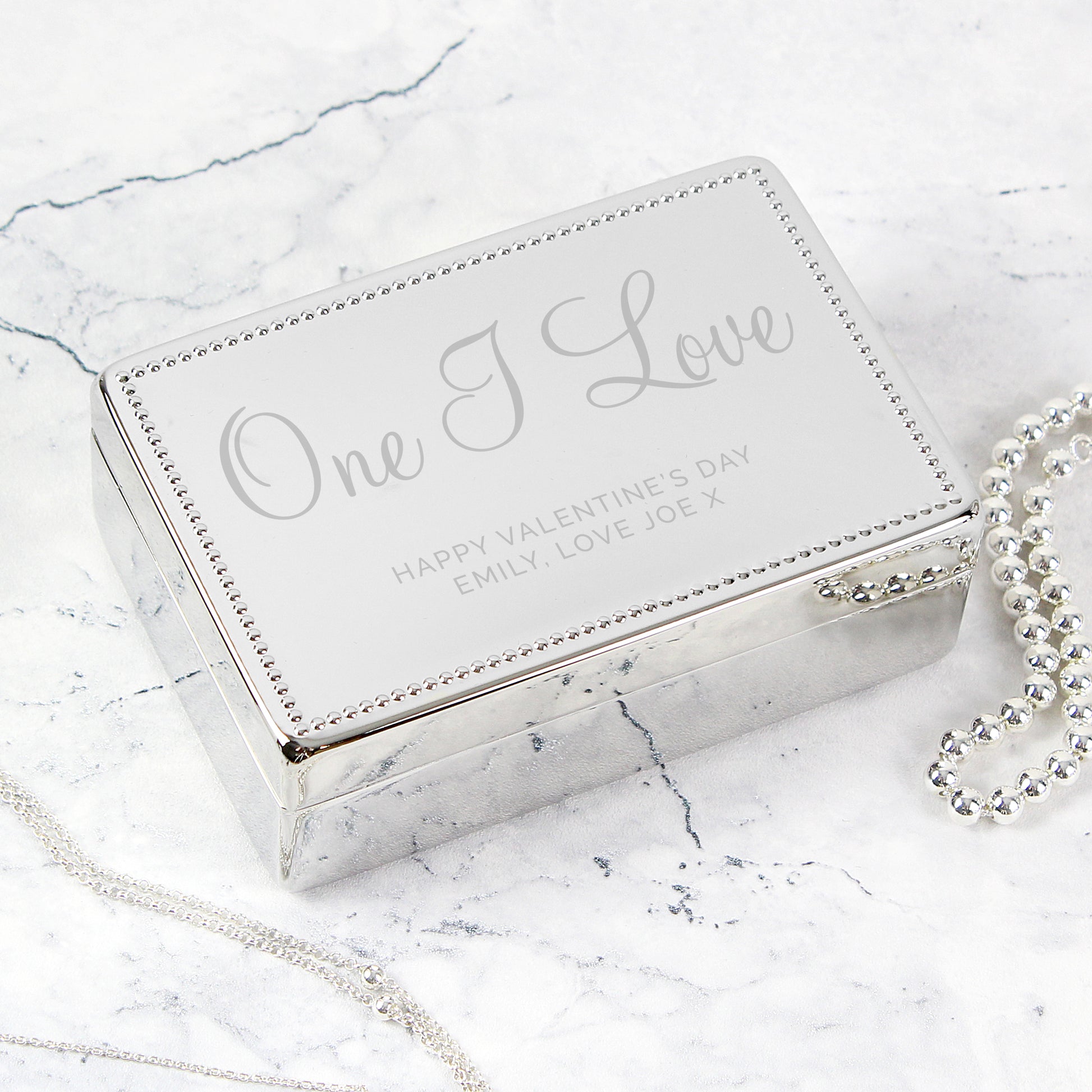 Personalised Rectangular Jewellery Box - image 5
