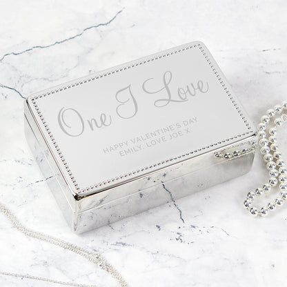 Personalised Rectangular Jewellery Box - image 5