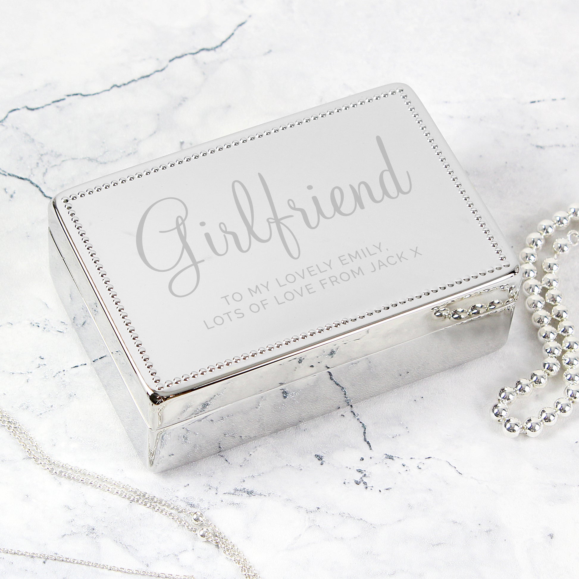 Personalised Rectangular Jewellery Box - image 6