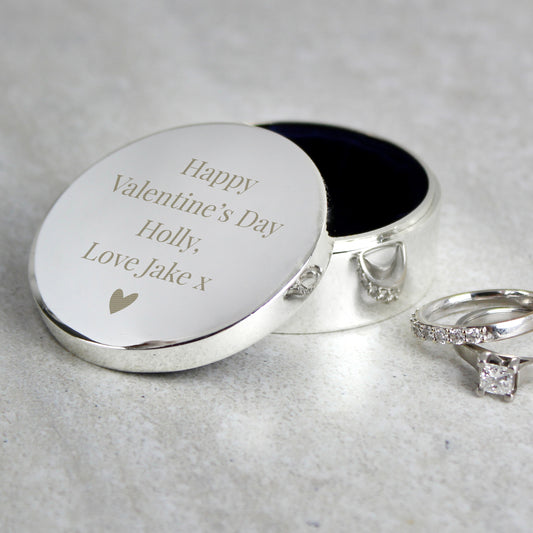 Personalised Ring Box from Heartfelt Gifts