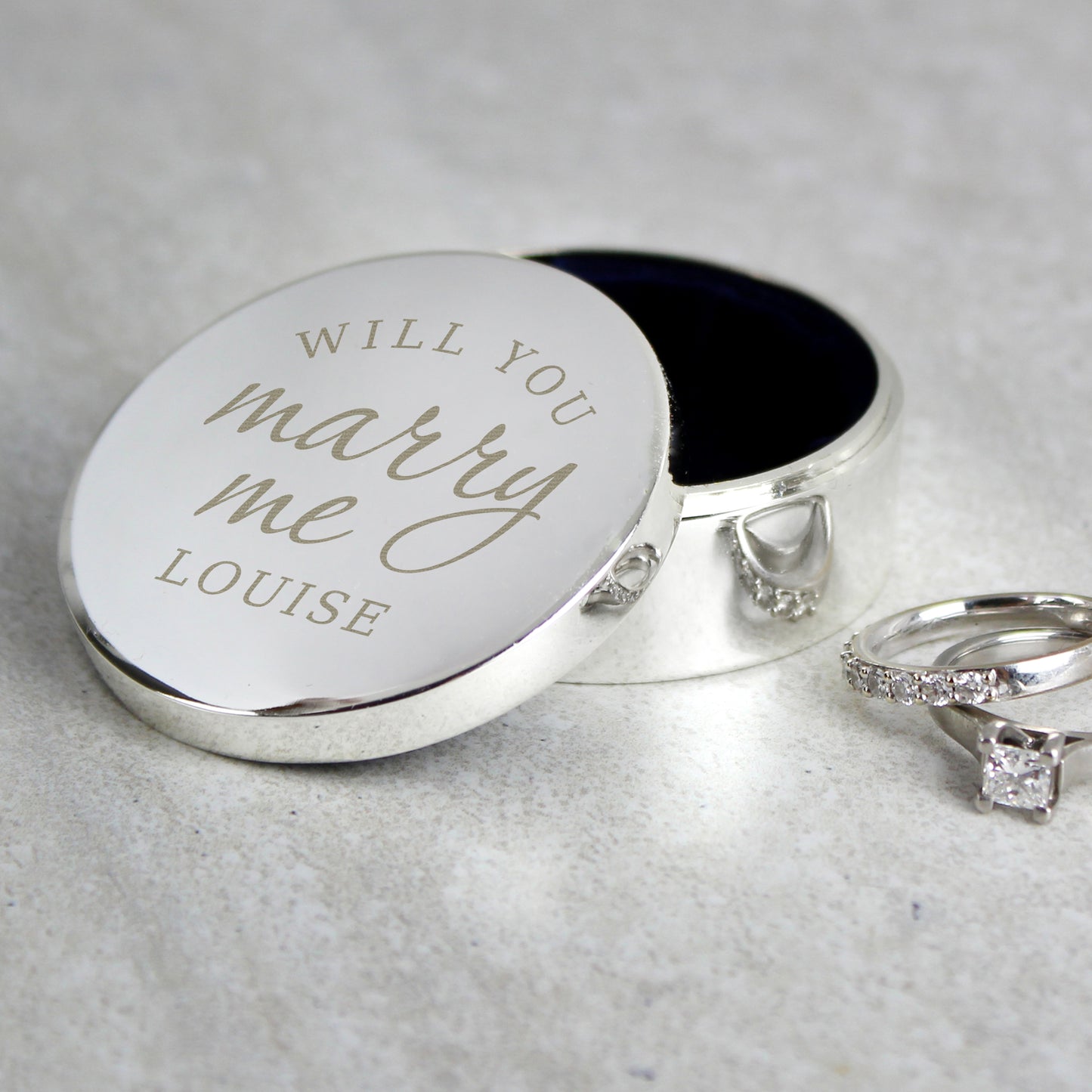 Personalised Will You Marry Me Ring Box from Heartfelt Gifts