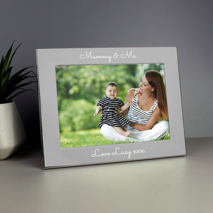 Personalised Free Text 5 x 7 Silver Photo Frame - image 5