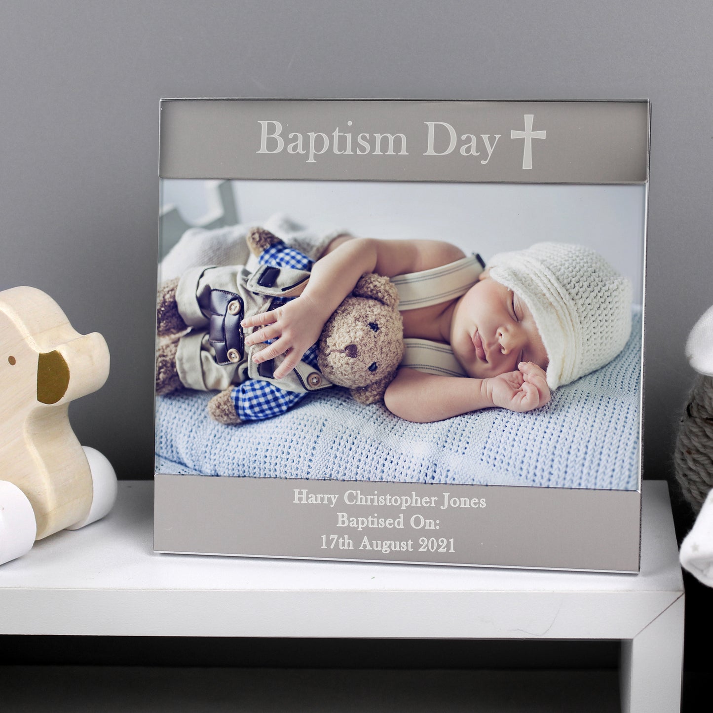 Personalised Religious Cross 6x4 Photo Frame - image 3