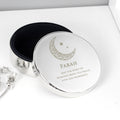 Personalised Eid and Ramadan Round Trinket Box from Heartfelt Gifts