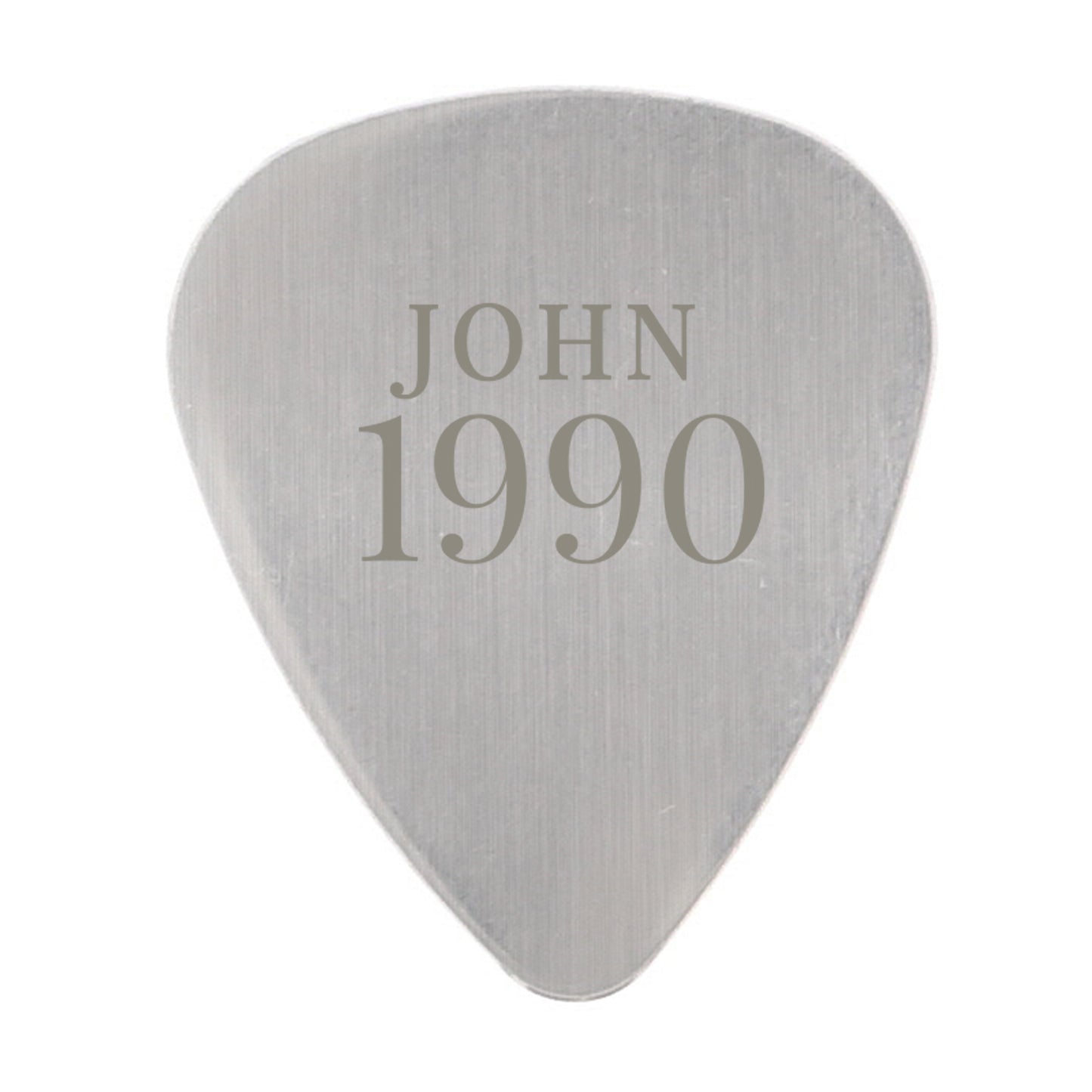Personalised Year Silver Plectrum - image 2