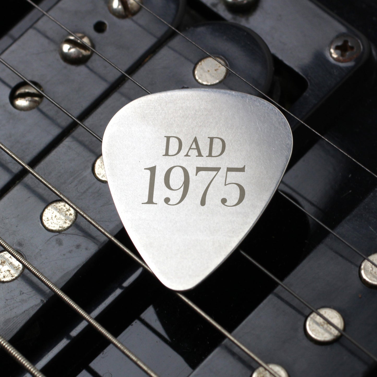 Personalised Year Silver Plectrum - image 3