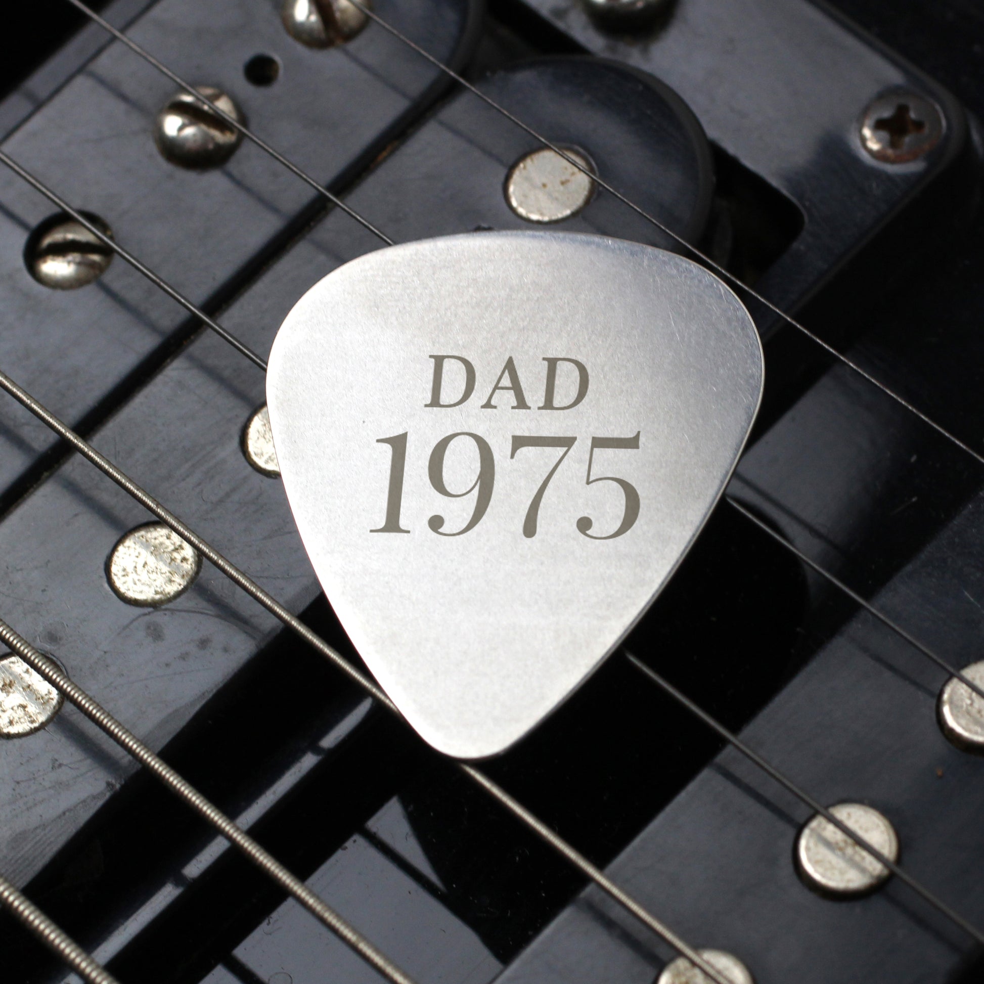 Personalised Year Silver Plectrum - image 3