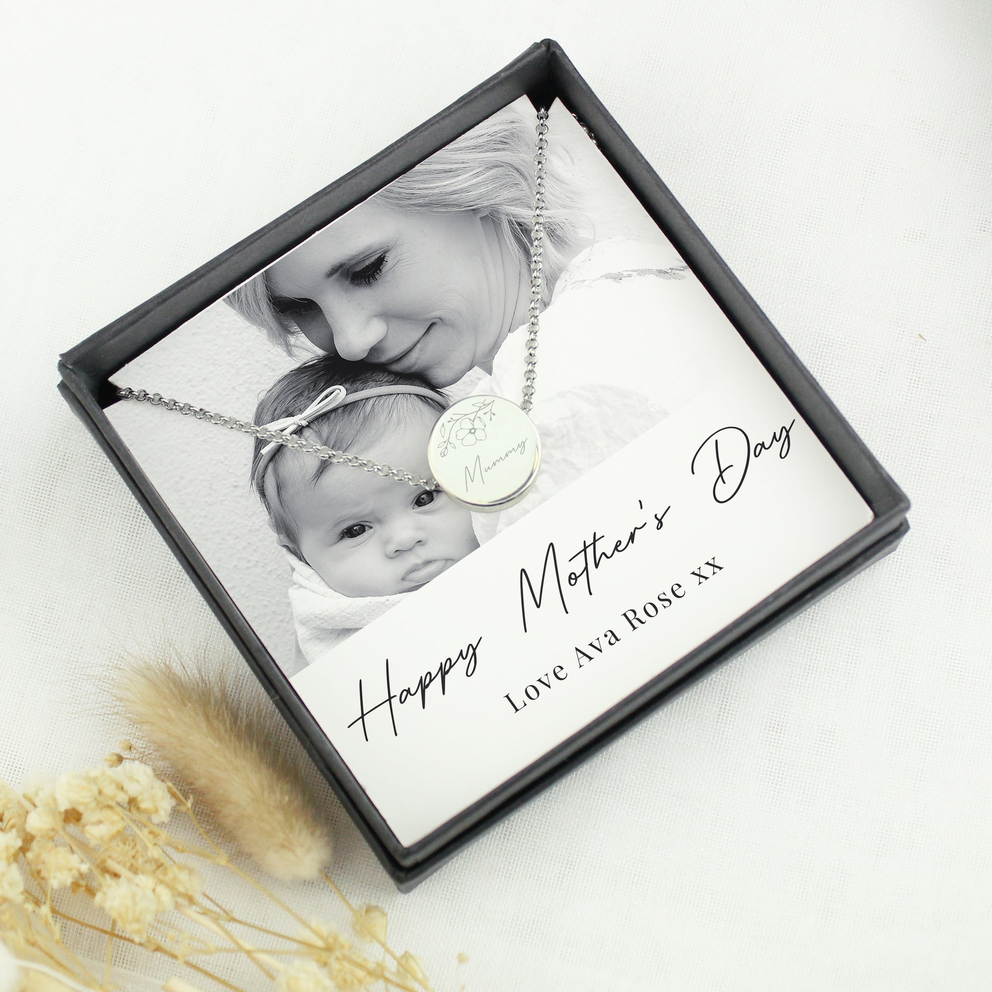 Personalised Photo Upload Necklace and Box from Heartfelt Gifts
