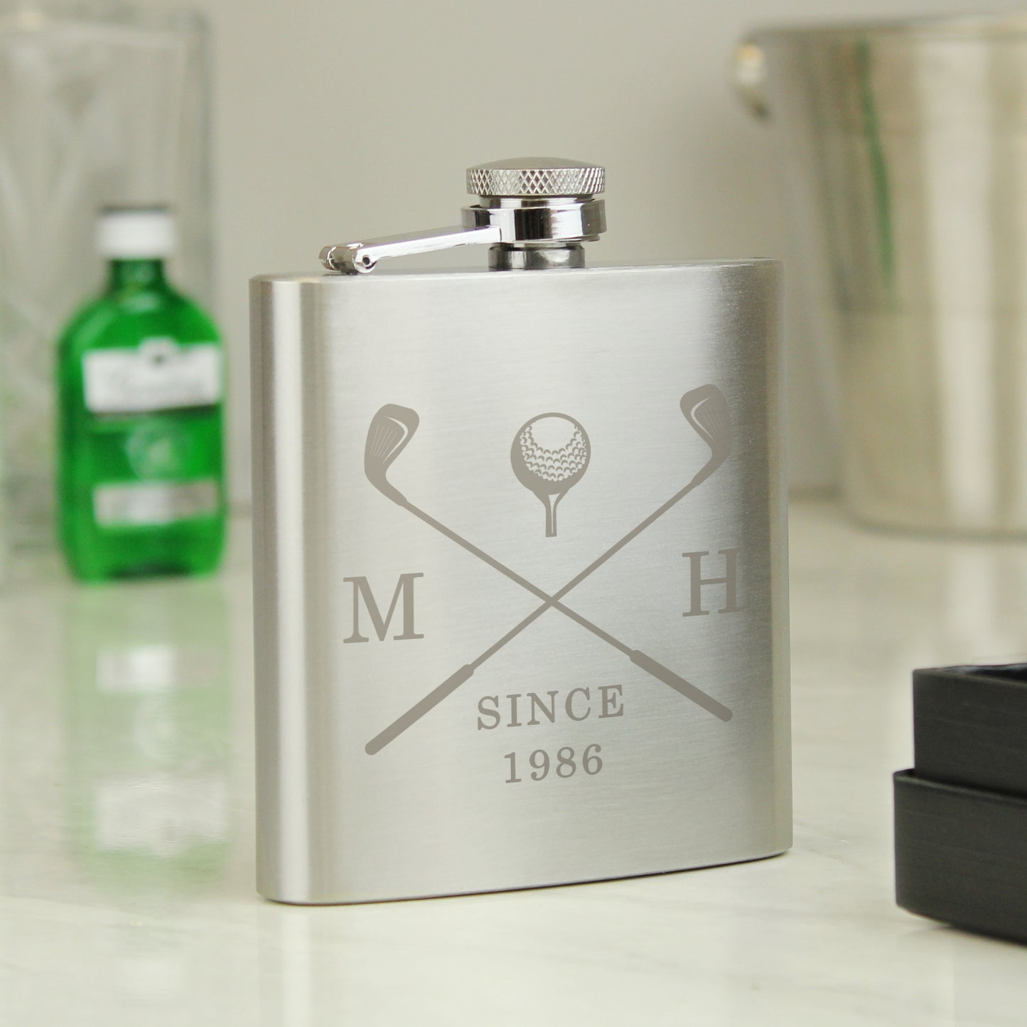 Personalised Golf Hip Flask from Heartfelt Gifts