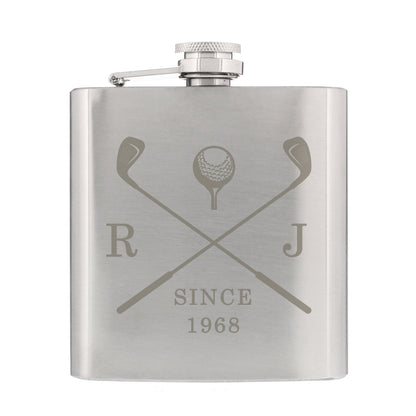 Personalised Golf Hip Flask - image 5